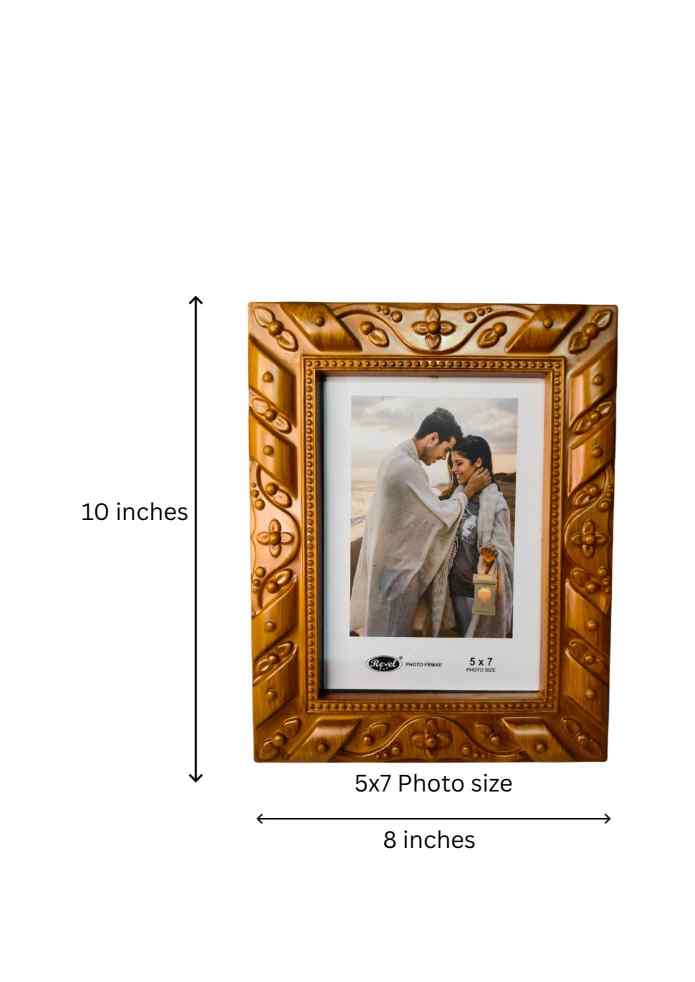 10-Inch Wood-Finish Decorative Photo Frame for Wall Hanging, Tabletop & Home Décor alternate view